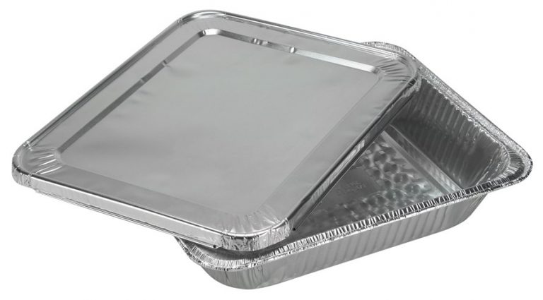 image of aluminum baking container that DWF Food & Paper Redistributors may offer for paper goods