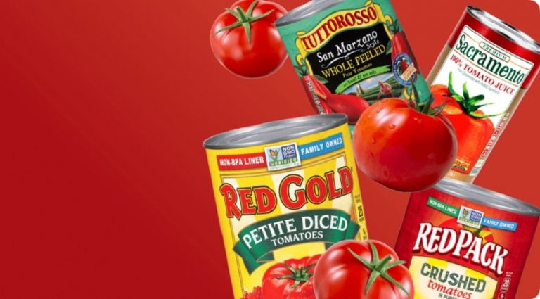 image of Red Gold brand canned goods that DWF Food & Paper Redistributors may offer